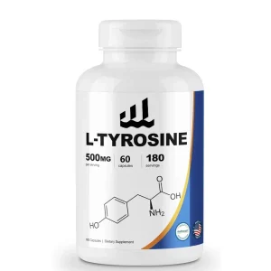 L-tyrosine 500mg, 60 capsules